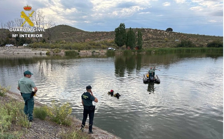 Los GEAS de Badajoz rescatan el cuerpo sin vida de un joven en un pantano