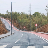 Así ha quedado la nueva variante que facilitará el acceso a la playa de Orellana la Vieja