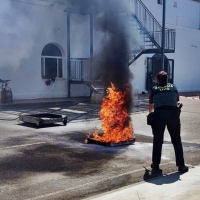 El CPEI forma a la Guardia Civil de Badajoz en la extinción de incendios