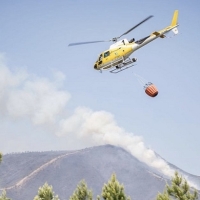 Declaran zona urgente la superficie del incendio de Pinofranqueado y Gata