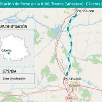 Arreglarán el firme de un tramo de la A-66 por 600.000 €