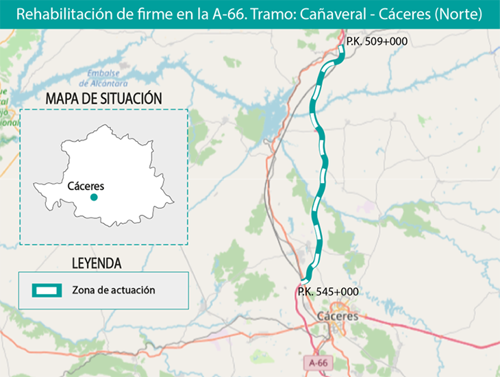 Arreglarán el firme de un tramo de la A-66 por 600.000 €