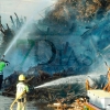 Arde el combustible de la planta de Biomasa de Mérida en un aparatoso incendio