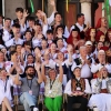 La Plaza de España testigo de la multiculturalidad del folklore