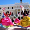 La Plaza de España testigo de la multiculturalidad del folklore