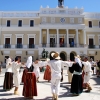 La Plaza de España testigo de la multiculturalidad del folklore