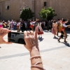 La Plaza de España testigo de la multiculturalidad del folklore