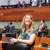 Imágenes que deja la investidura de María Guardiola en la Asamblea de Extremadura