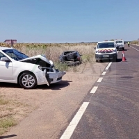 Varios heridos tras una colisión frontolateral en la N-523