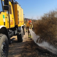 El incendio en el Valle del Jerte presentaba cuatro focos ya inactivos