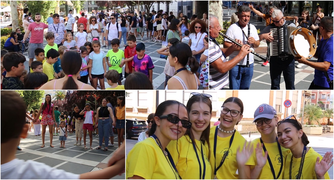 El paseo de San Francisco se llena de juegos y música gracias al Festival Folklórico Internacional