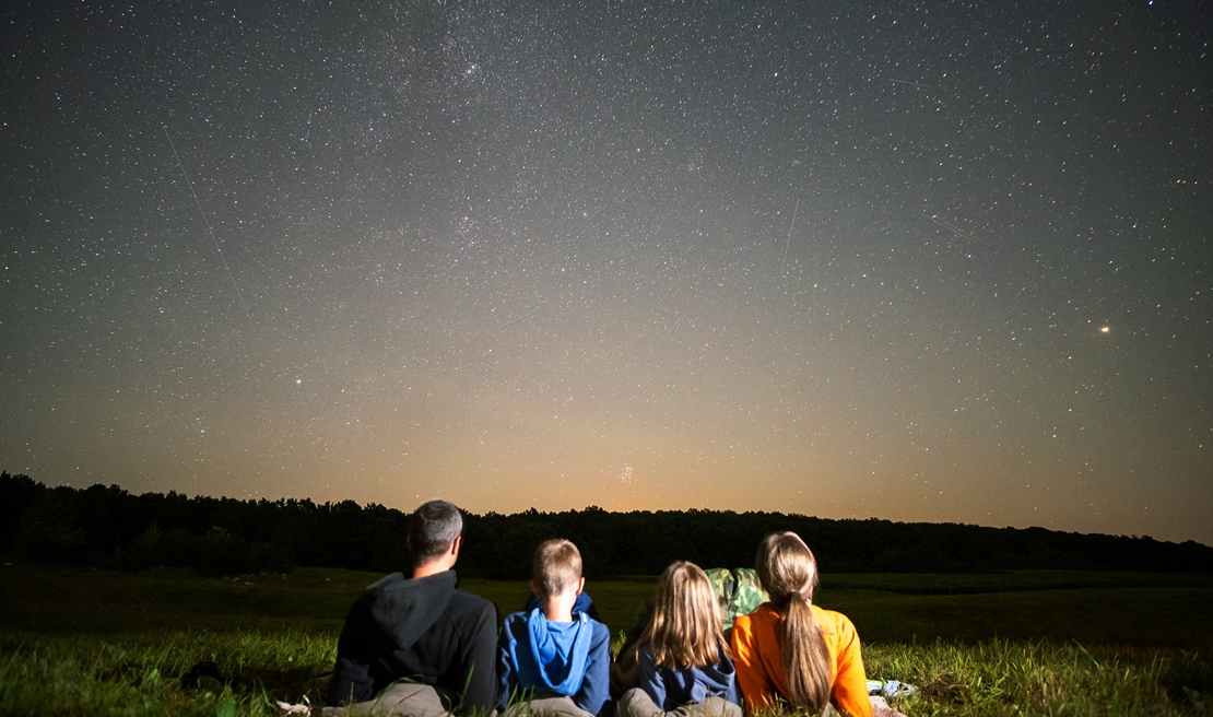 Noche mágica de Perseidas en Fregenal de la Sierra