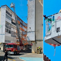 Incendio de vivienda en Plasencia