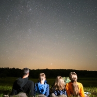 Noche mágica de Perseidas en Fregenal de la Sierra