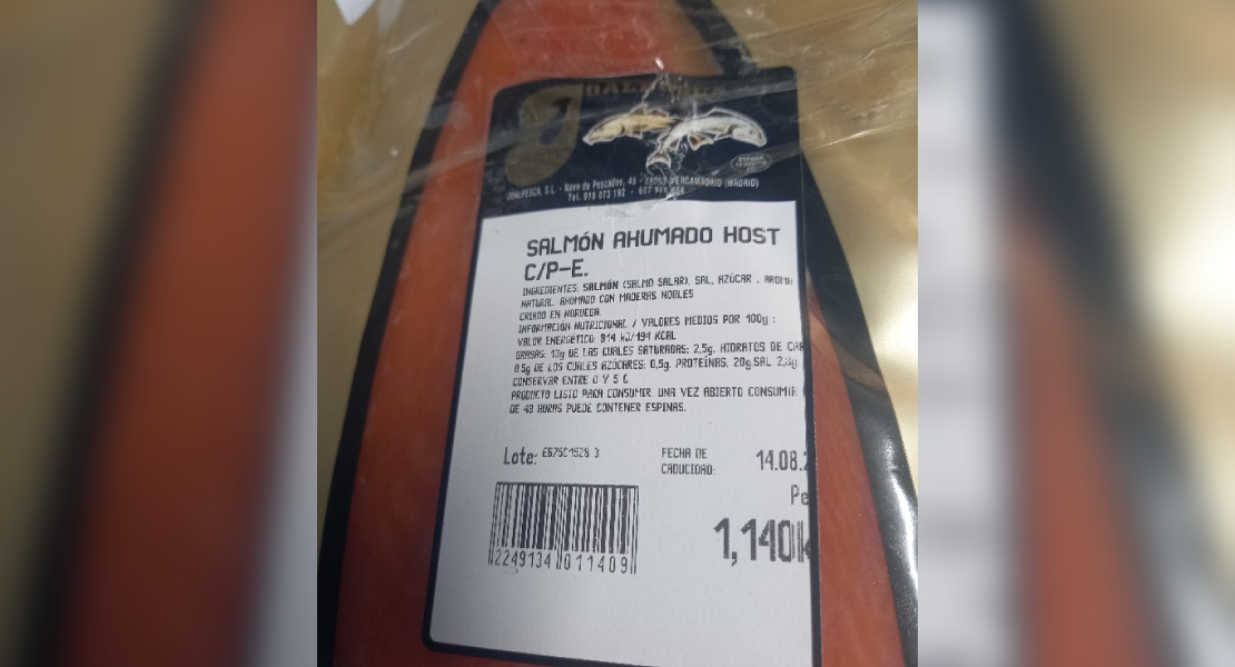 Alerta alimentaria: salmón contaminado de listeria