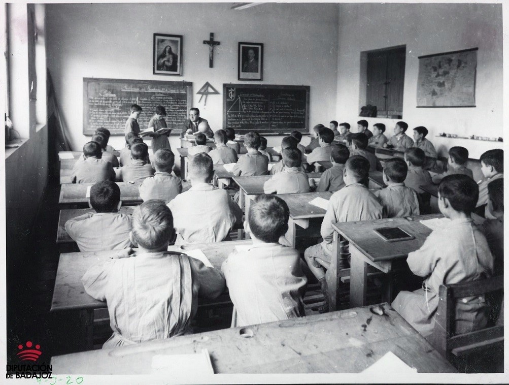 Fotos históricas como esta en el archivo de la Diputación de Badajoz