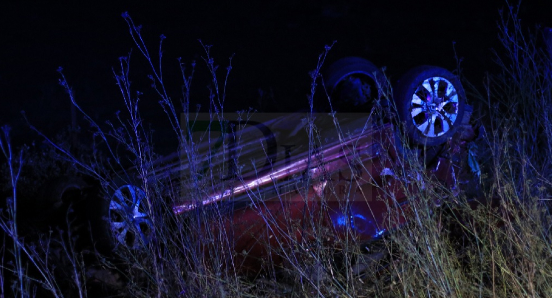 Policía Nacional y Guardia Civil buscan a una persona huida tras accidentarse en la BA-022