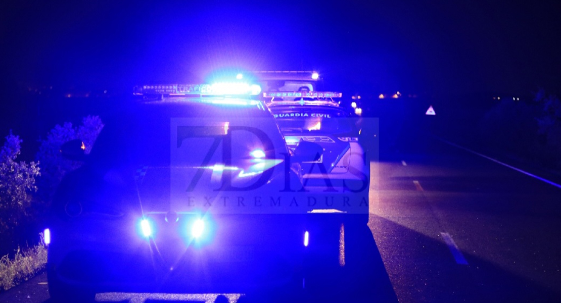 Policía Nacional y Guardia Civil buscan a una persona huida tras accidentarse en la BA-022