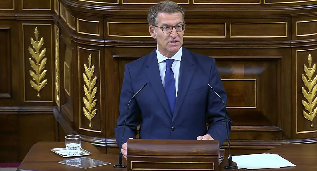 Feijóo rechaza &quot;la amnistía o cualquier forma análoga para superar el conflicto catalán&quot;