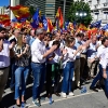 Un millar de extremeños en el acto contra la amnistía en Madrid