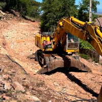 Acabando las obras en la Sierra de la Mosca pensadas ante posibles incendios en Extremadura