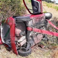 Una mujer y una niña quedan atrapadas en un accidente cerca de Cilleros (CC)