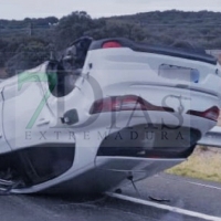 Accidente en la A-66 con varios vehículos implicados