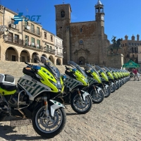 Así son las nuevas motocicletas de la Guardia Civil presentadas en Trujillo