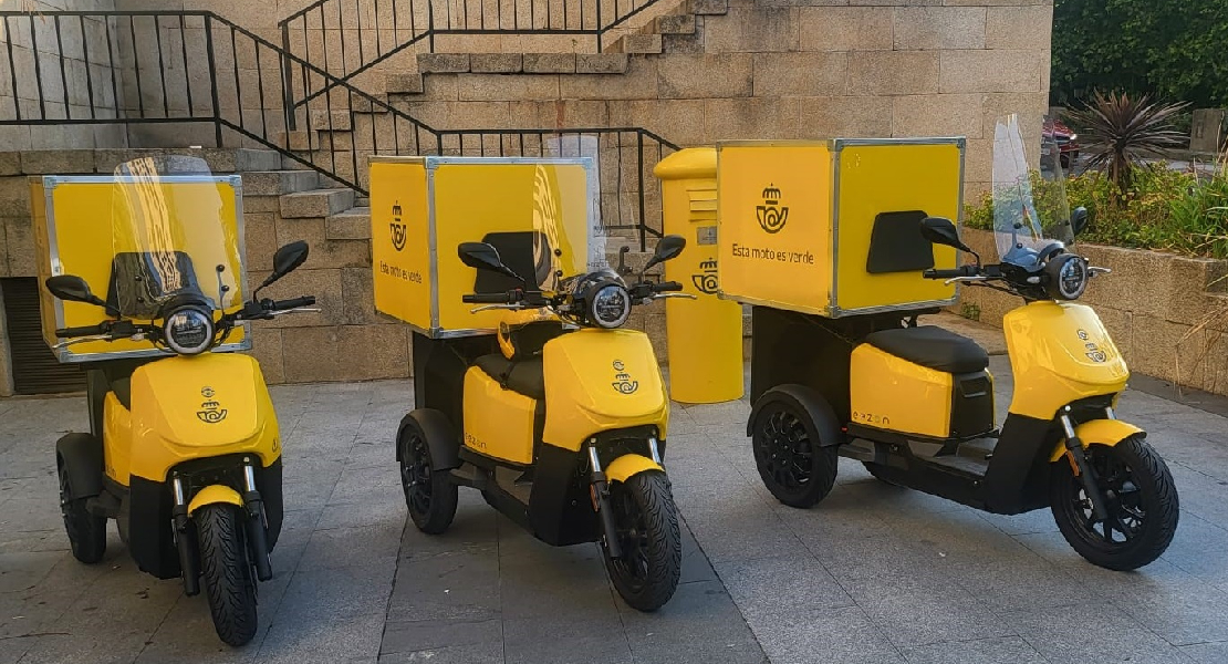 Motos eléctricas para el reparto de Correos en Cáceres