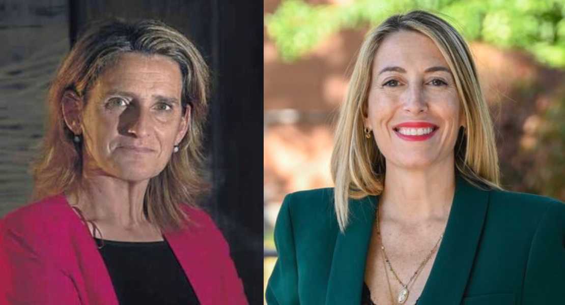 Tensión  entre María Guardiola y Teresa Ribera en redes sociales