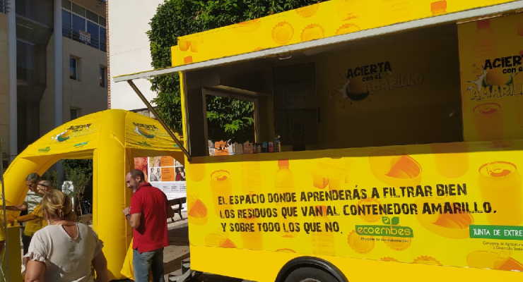 &#39;Apuesta por el amarillo&#39;, la campaña de reciclaje que llegará a estos once municipios extremeños