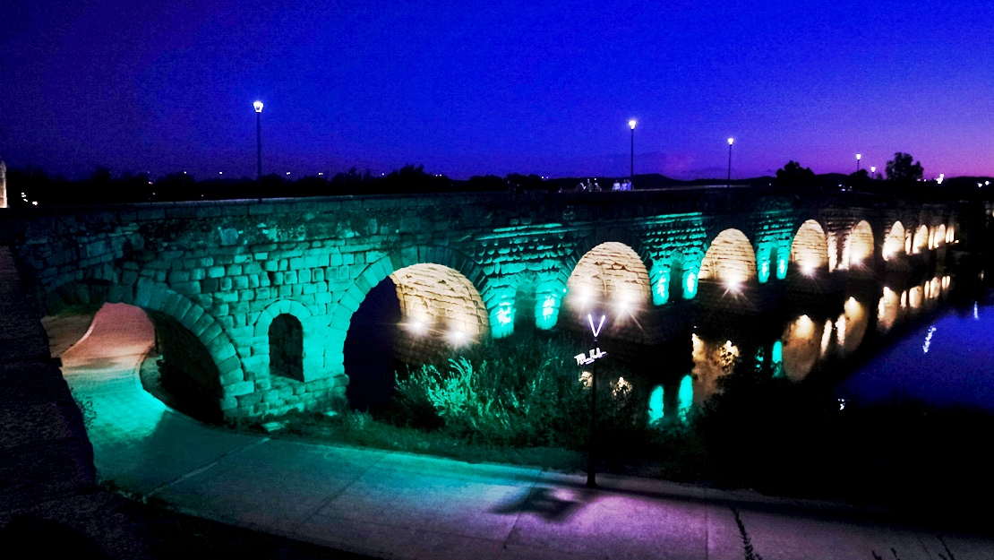 Mérida se ilumina en color verde por una buena causa