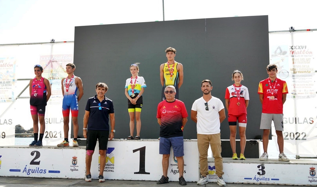 Medallas para los extremeños en el Campeonato de España de Triatlón