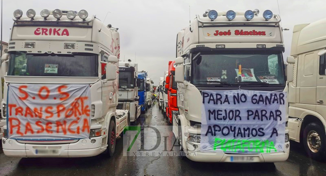 Transportistas de Extremadura: “No creo que tardemos mucho en convocar un paro”