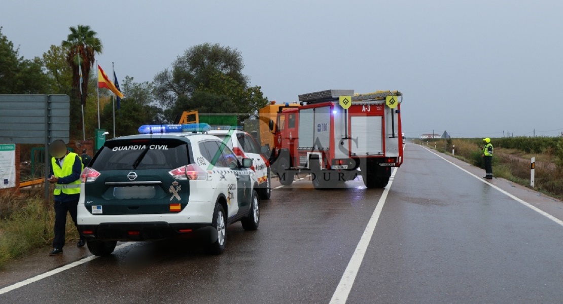Bomberos intervienen en varios rescates en Badajoz a causa de la borrasca