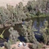 Descubren una plantación de marihuana en una isleta del rio Guadiana