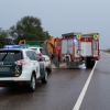 Bomberos intervienen en varios rescates en Badajoz a causa de la borrasca