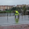 Bomberos intervienen en varios rescates en Badajoz a causa de la borrasca