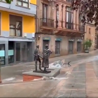 Activan la alerta por fuertes rachas de viento en parte de Extremadura