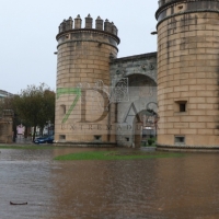 Varios rescates durante el temporal en Badajoz