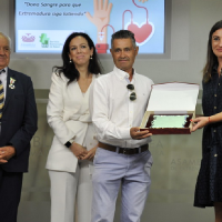 Reconocimiento para los donantes de sangre en Extremadura