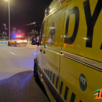 Trasladada hasta el Hospital por una colisión en Cáceres