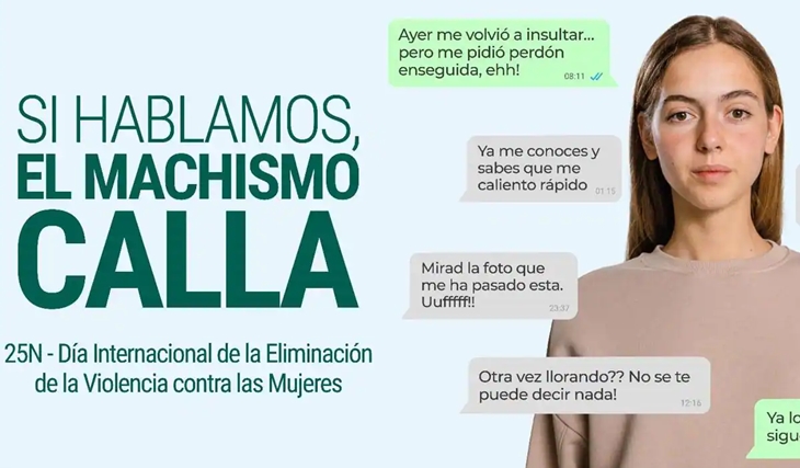 25N en Extremadura: &quot;Si hablamos, el machismo calla&quot;