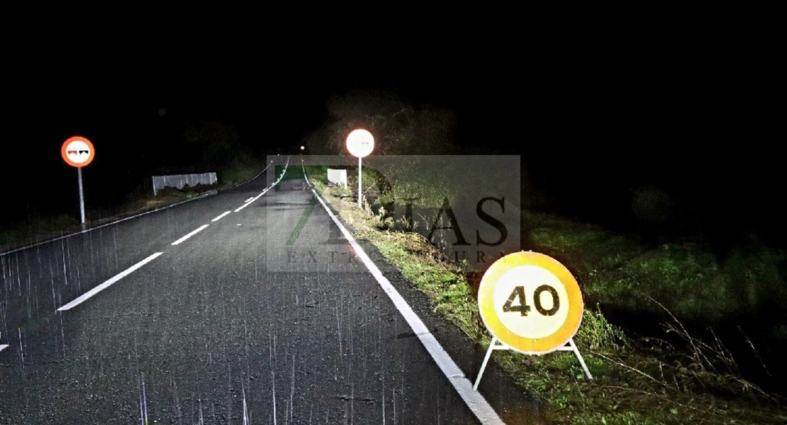 Las fuertes lluvias cortan la carretera BA-132