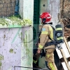 Un incendio calcina por completo una casa en Plasencia