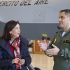 La Ministra de Defensa, Margarita Robles, visita la base aérea de Talavera La Real