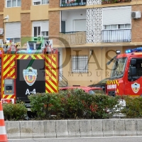 Intoxicada por monóxido de carbono tras un incendio en Badajoz