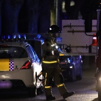 Dos personas atendidas por un incendio de madrugada en Badajoz