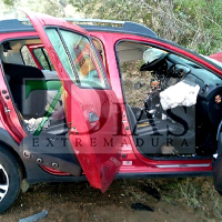 Accidente mortal en la antigua N-V en Lobón (BA)