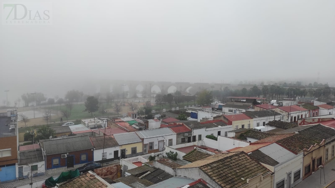 Continúa la niebla en Extremadura: amplían la alerta amarilla en las Vegas del Guadiana